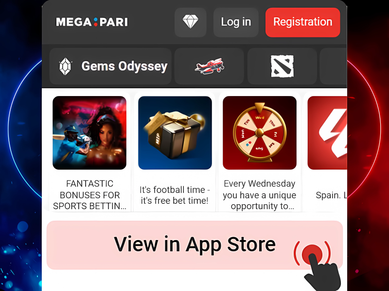 TestFlight app download page on App Store for iOS device to install MegaPari