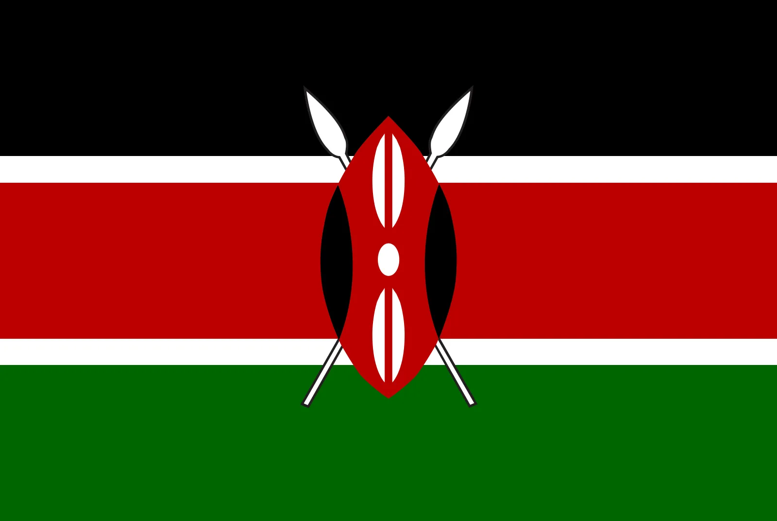 Flag Kenya